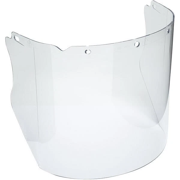 MSA V-Gard Chemical/Splash Visor, 8" x 17" x 0.098", Clear, 1/Each MSA 10115855