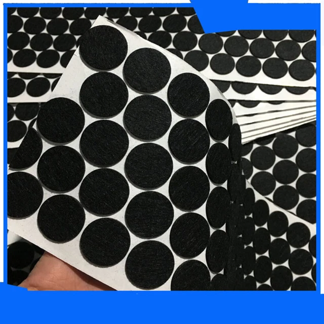 200pcs Round Felt Pads 2cm Diameter Floor Protector Pad for Table Chair