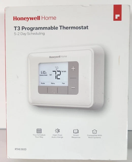 HONEYWELL HOME RTH5160D1003 Simple Display NonProgrammable Thermostat