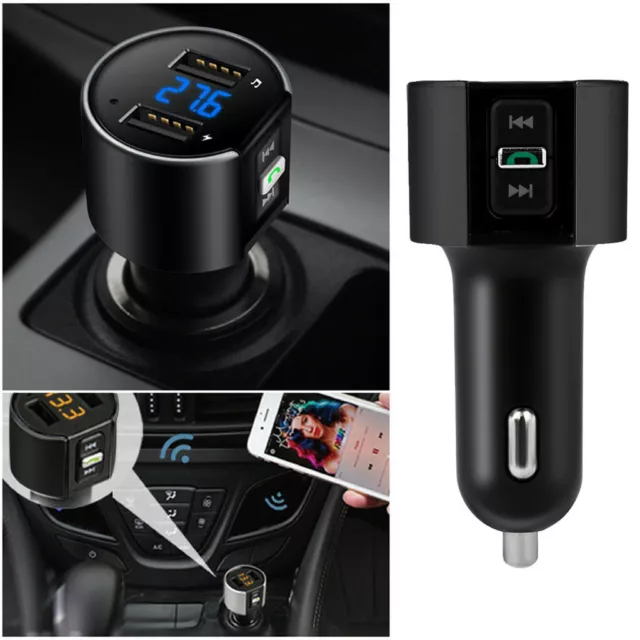 C26S Bluetoot Car Kit FM Transmitter Wireless Radio Adapter MP3 Player Plug USB.