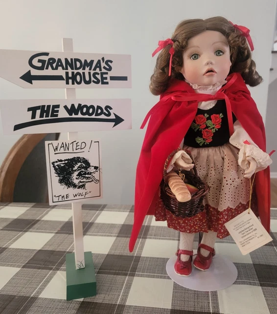 Marie Osmond Porcelain Doll - Fairy Tale Series - Little Red Riding Hood - #873