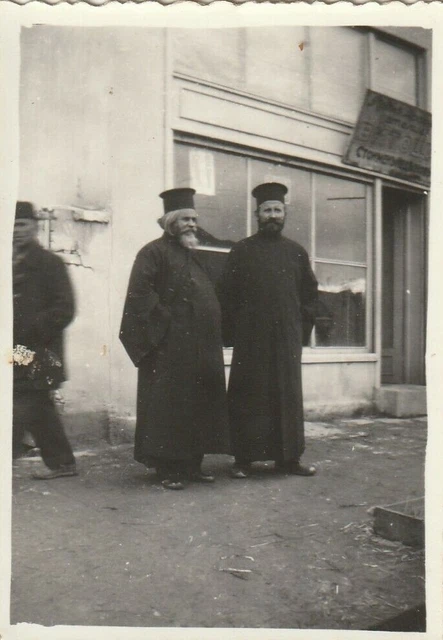 2 Orthodoxe Priester im Ghetto 2.WK Foto