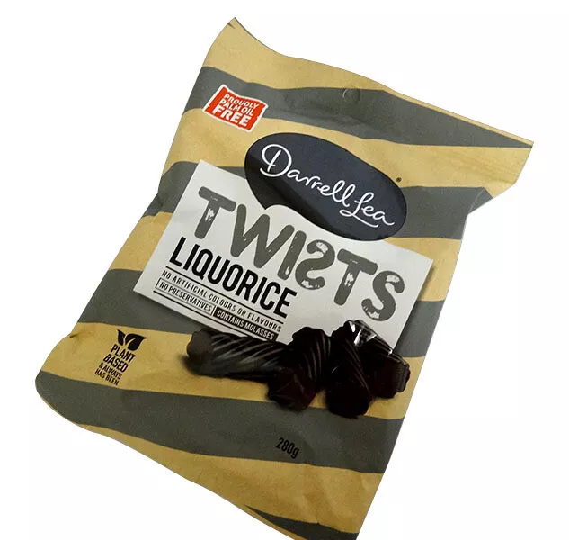 Darrell Lea - Twists Liquorice ( 280g)