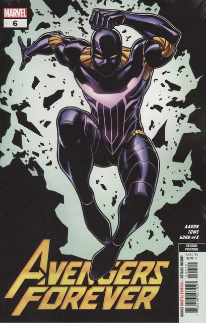 Avengers Forever #6 2Nd Printing Towe Variant Vf/Nm Marvel Hohc 2022