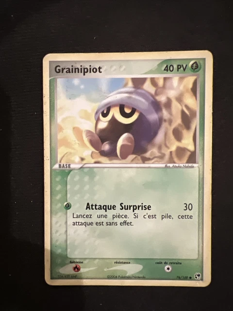 Carte Pokémon COMMUNE Grainipiot 76/100 EX Tempête de Sable Bloc EX FR