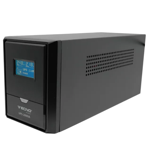 UPS Gruppo di continuità 2000VA 1200 w Protezione Computer Monitor TVCC AVR