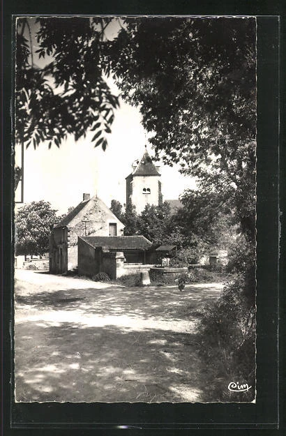 CPA La Maison-Dieu, L´Eglise dans sa verdure