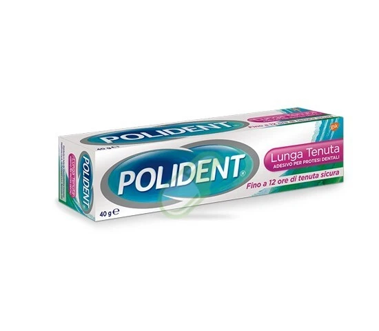 6x POLIDENT LUNGA TENUTA 40g ADESIVO PER PROTESI DENTALI CREMA ADESIVA