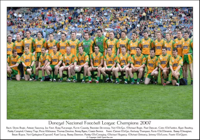 Donegal National Football League Champions 2007: GAA Print