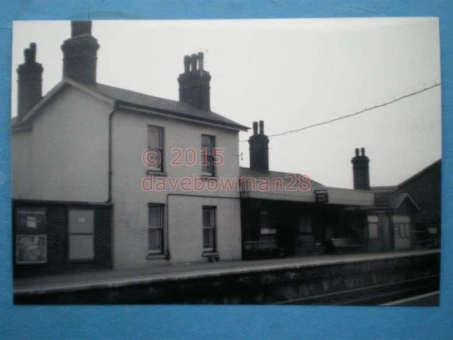 PHOTO FARNINGHAM Road Railway Station View 1 Of 2 Of A Platform And ...