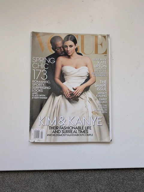 Chic Magazine Kim VOGUE MAGAZINE (APRIL 2014) Kim Kardashian & Kanye West Cover - Spring ...