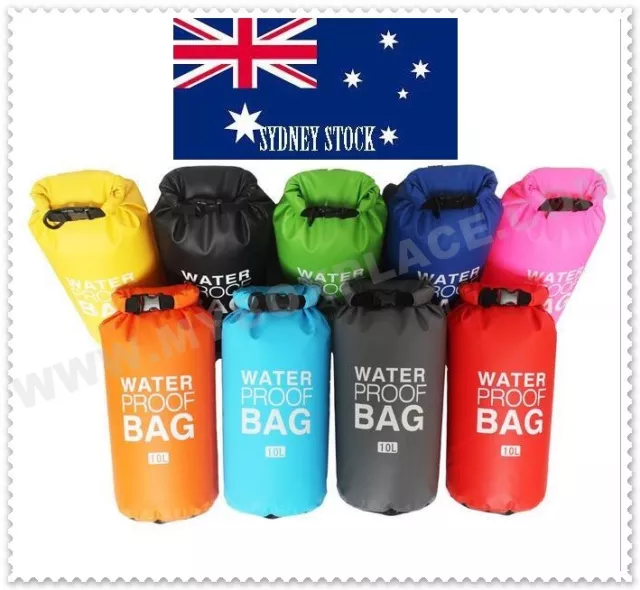 2L Dry Waterproof Storage Carry Bag Sack Canoe Kayak Boat Trip Swimming Cruise