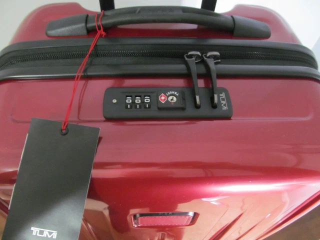 TUMI Alpha Candy Apple Red International Carry On Packing Case, TSA Locking, NWT 2