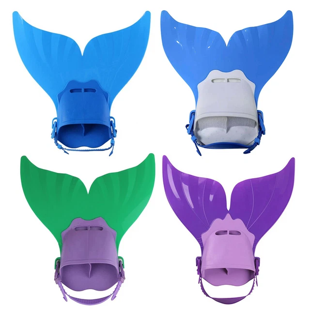 FR Whale Tail Swimming Fins Kids Water Sports Training Flipper Equipment for Div