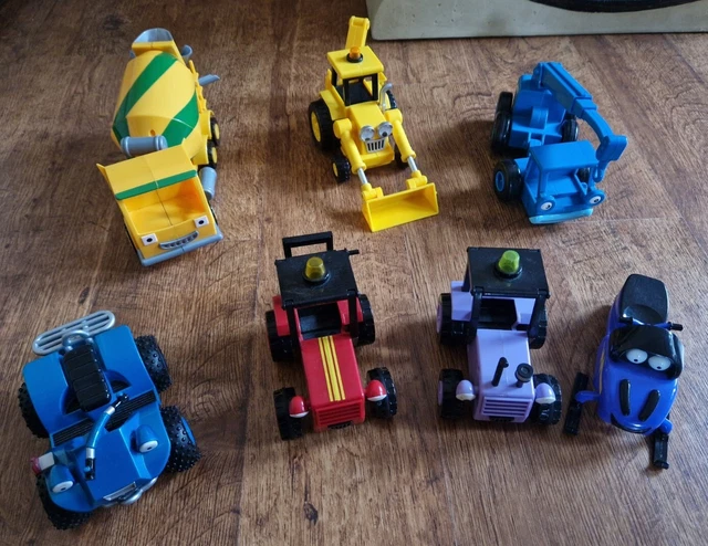 XXXXX LARGE CUSTOM Bob The Builder Collection Of Friction Vehicles £34. ...