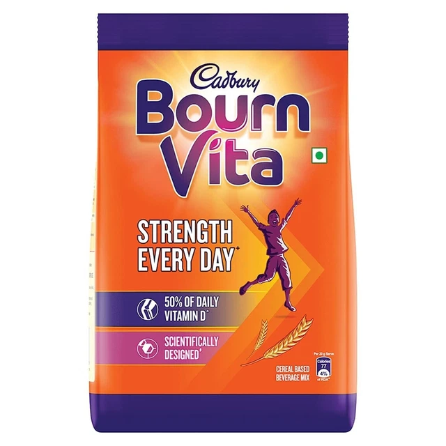 Cadbury Bournvita Bevanda salutare al cioccolato, 500 gm