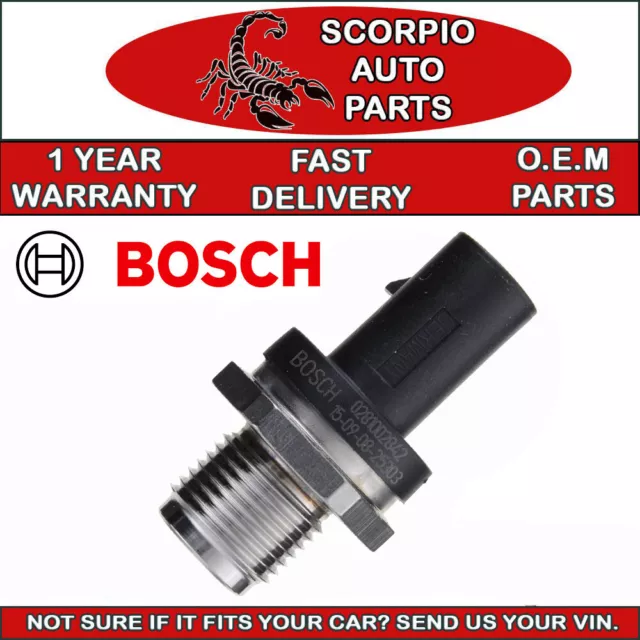 Bosch Fuel Rail Pressure Sensor Fits Mercedes A C E S M Vito Sprinter 0281002842