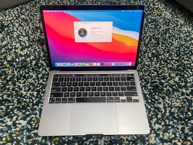 Apple MacBook Pro A2338 2020 13.3in Apple m1 1TB SSD 16GB Ram Big Sur