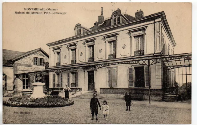 MONTMIRAIL - Marne - CPA 51 - la Maison de Retraite Petit Lemercier