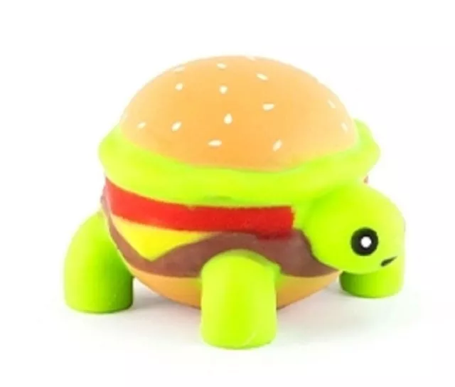 Keycraft Squishy Turtle Burger  - Nv559 Squishy Stress Funny Food Squeezy Toy