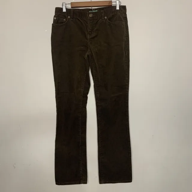 Ralph Lauren Jeans Company Brown Corduroy Pants Women's size 6