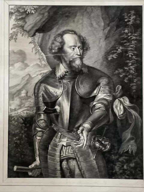 Paulus Pontius Heinrich von dem Bergh Niederlande Bergen op Zoom engraving 1650