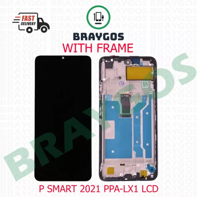 Pour Huawei P smart 2021 PPA-LX1 Écran LCD Tactile Assemblage avec Cadre