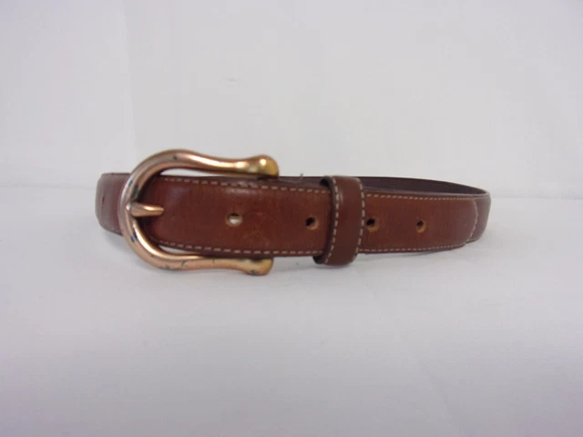 Ciprani LEATHER Belt  SIZE: L    BROWN