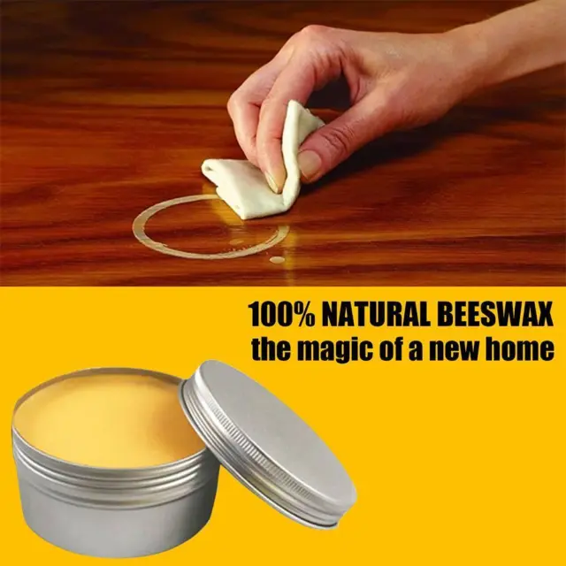 Beeswax- Furniture Polish Wood Seasoning Beewax- Natural S4S3 Wax Wood O9T2,✨