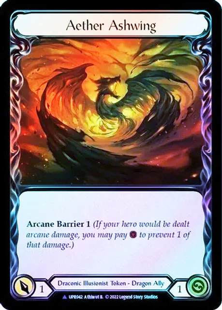 FAB COLD FOIL Aether Ashwing // Ash (Marvel)  – Uprising Card # 042