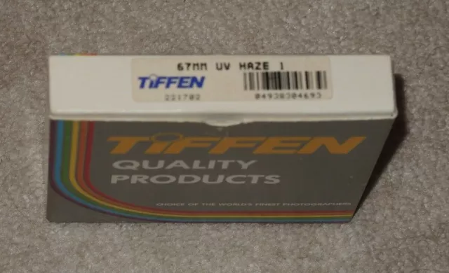 67mm Genuine OEM TIFFEN 67 mm UV Haze Filter TMC MULTI-COATED USA with Case