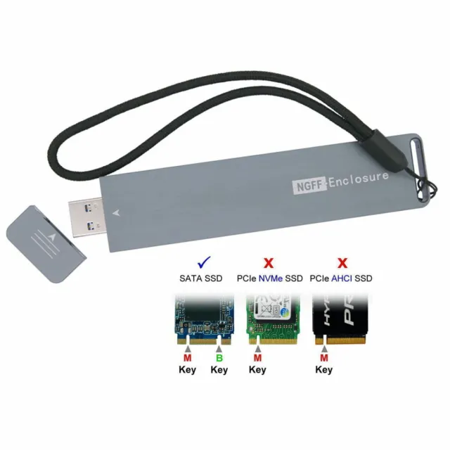 USB 3.0 External PCBA Tto NGFF B/M-key M2 SSD Conveter Adapter Card Flash Disk