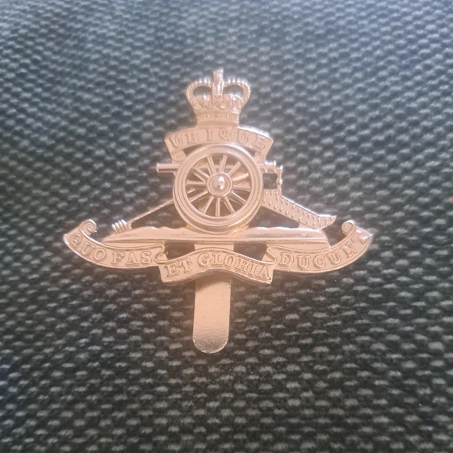 THE ROYAL ARTILLERY 100% Genuine ~ British Army Military Cap Badge ...