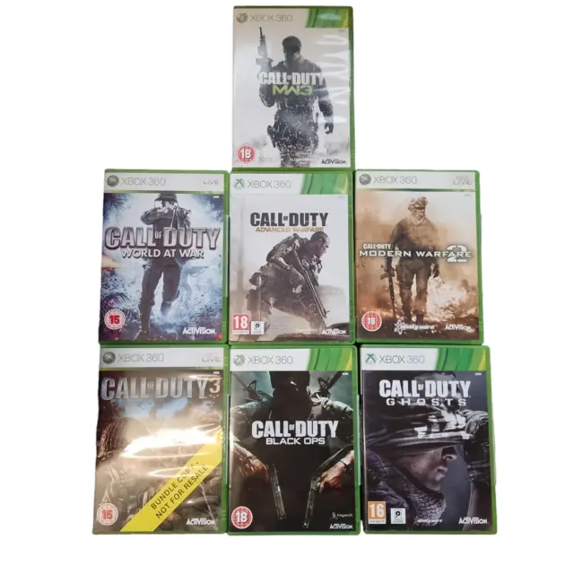 Xbox 360 Call Of Duty  Games Bundle Joblot