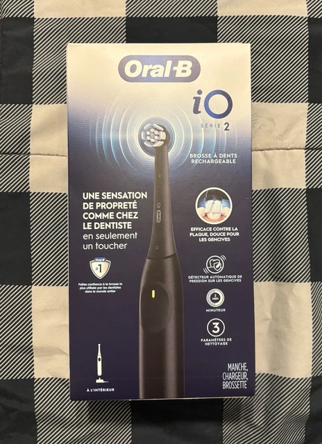 ORAL-B IO SERIES 2 Rechargeable Electric Powered Toothbrush Black ...