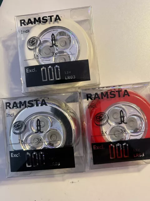 RAMSTA LED mini lamp, battery operated white - IKEA