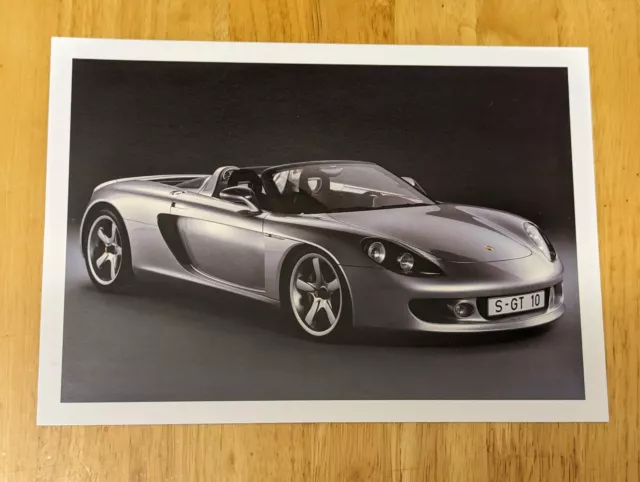 Porsche Carrera GT Brochure Leaflet