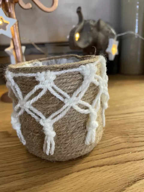 Panier de rangement En Jute Fait-main