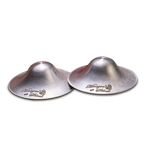 The Original Silver Nursing Cups - Nipple Shields for Nursing Newborn - X-Large