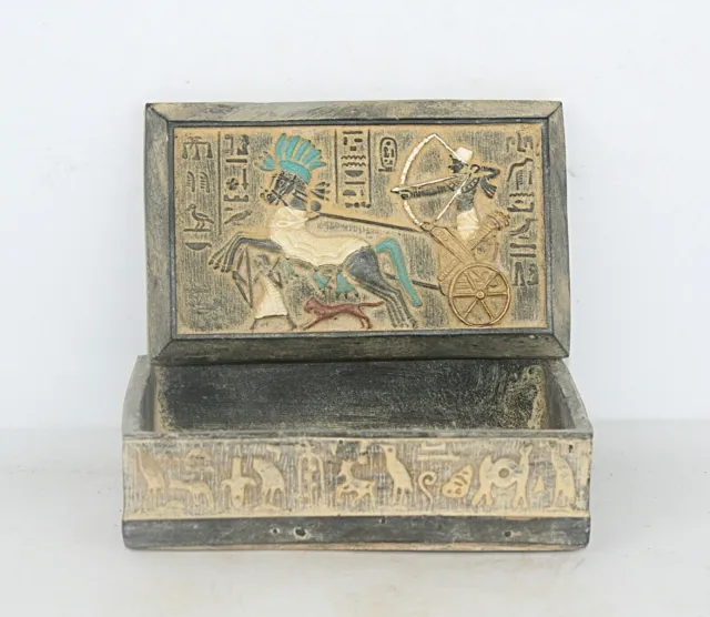 Rare Ancient Egyptian Antique Pharaonic Box of Ahmose Egyptology BC