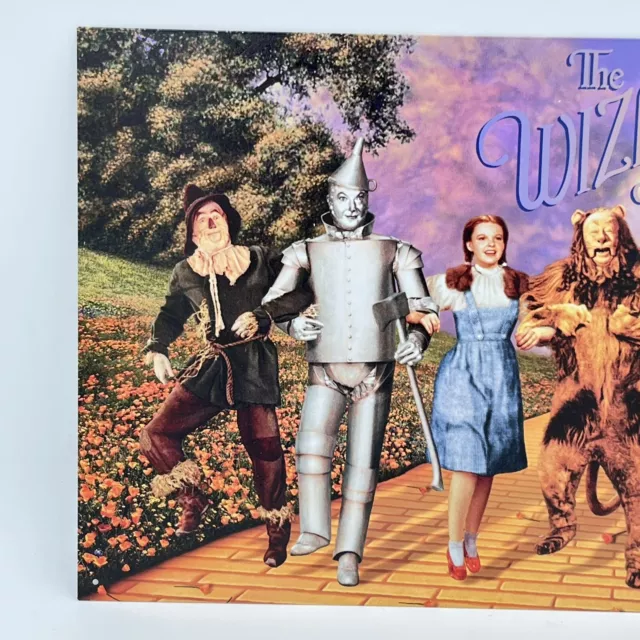 Wizard of Oz Retro Metal Sign Yellow Brick Road Judy Garland Metal 12.5 x 17.25" 2