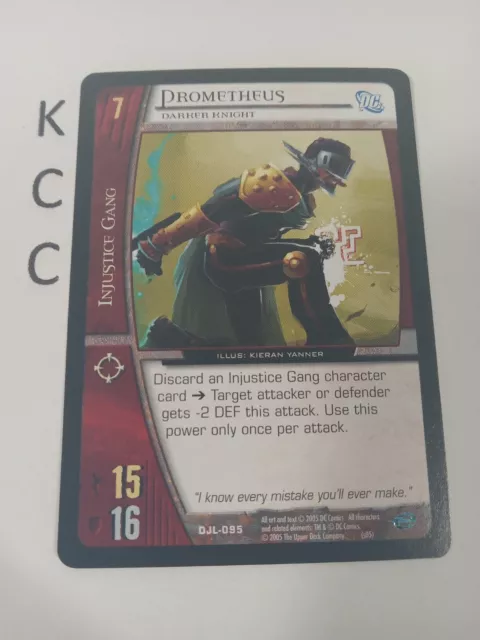 VS. System TCG DC Prometheus Darker Knight DJL-095