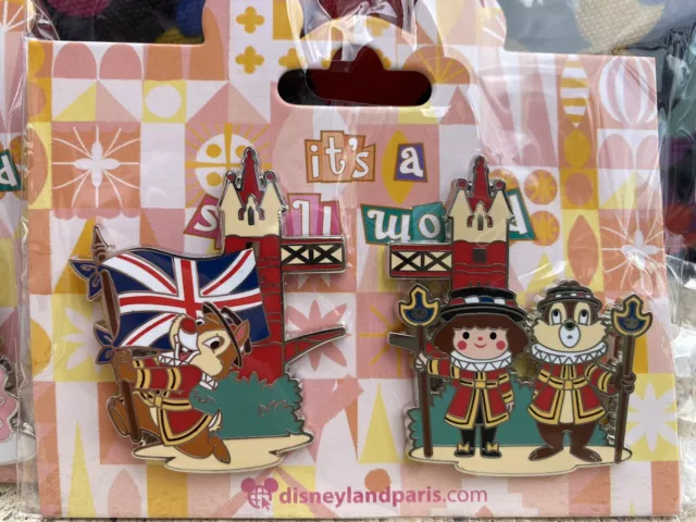 Set Pin OE Chip N Dale  New Disneyland Paris It’s A Small World Disney