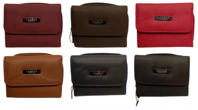 Ladies Leather Purse & Wallet, 6 Stunning Colours, RFID Protection, Real Leather