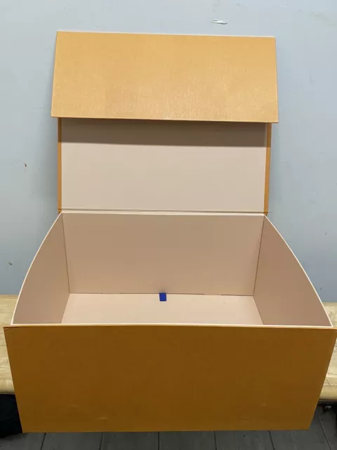 Authentic Louis Vuitton Empty Orange Box 5.25" x 3.5”x 1” Pull Drawer  Gift Box