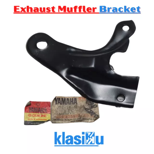 Yamaha YB100 Yb 100 YB-100 Échappement Silencieux Support NOS Véritable