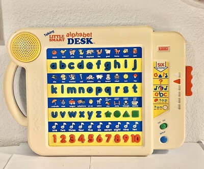 WORKING VTECH TALKING Alphabet Desk -Little Smart Learning Toy A-Z ,1 ...