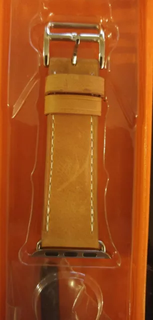 Bracelet de remplacement en cuir Apple Watch Marge Plus avec fermoir adaptateur 3