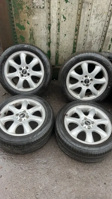 4x original mini cooper alloy wheels 195/55/16 *87H*