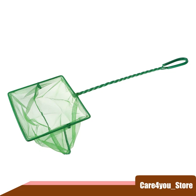 1Pcs Aquarium Fish Net Fish Tank Accessories Small Fish Fine Net Green 12''